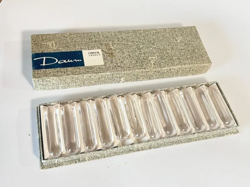 Outlet Pamono Mid-Century Modern Knife Rests by Daum Nancy, 1960s, Set of 12