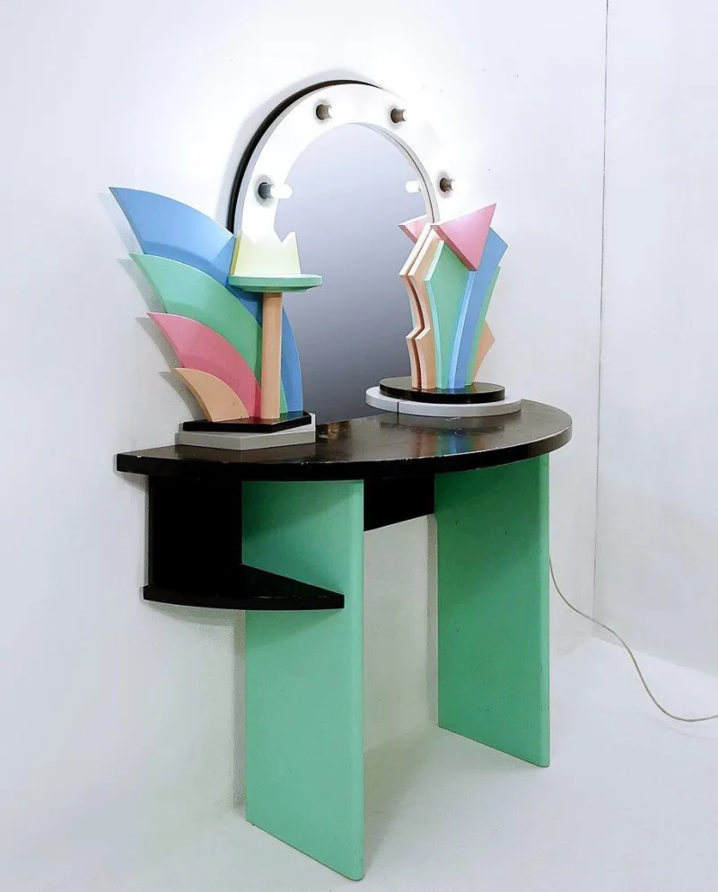 Online Pamono Mid-Century Modern Lacquered Wood Dressing Table, 1960s