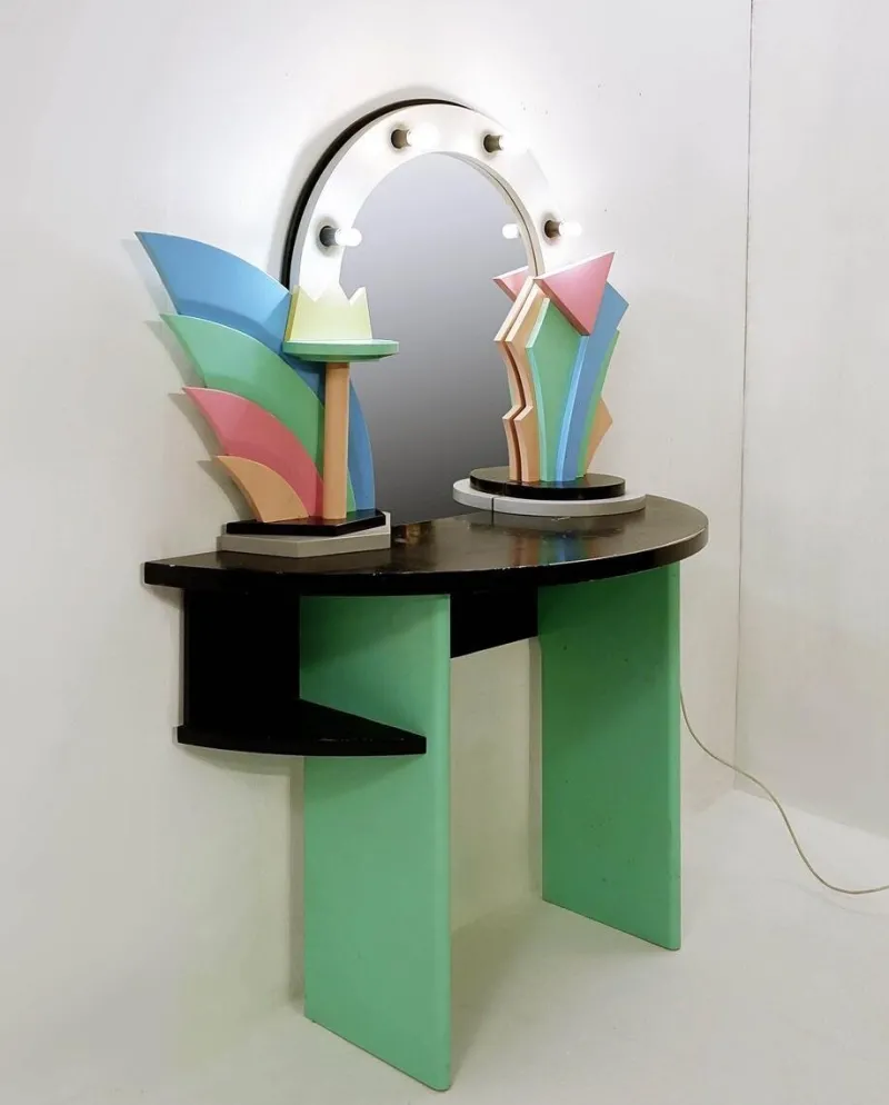 Online Pamono Mid-Century Modern Lacquered Wood Dressing Table, 1960s