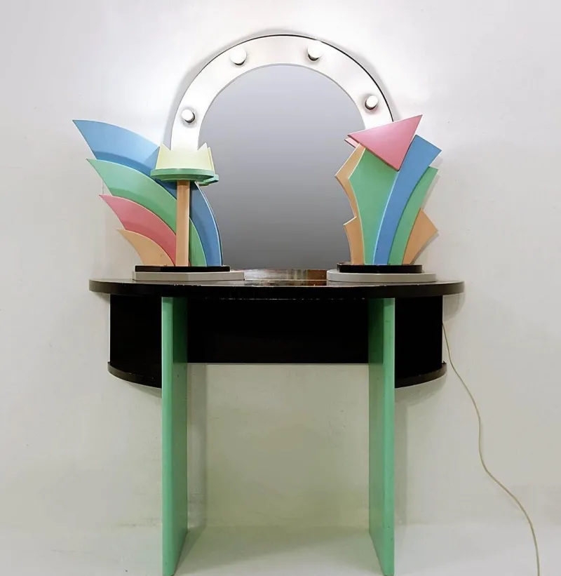 Online Pamono Mid-Century Modern Lacquered Wood Dressing Table, 1960s