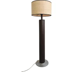 Pamono Mid-Century Modern Leather Floor Lamp by Nicetin, Former Yugoslavia, 1980s> Floor Lamps