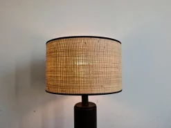 Pamono Mid-Century Modern Leather Floor Lamp by Nicetin, Former Yugoslavia, 1980s><noscript><img width=