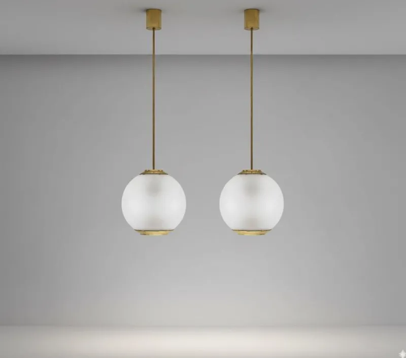 Outlet Pamono Mid-Century Modern LS2 Pendants by L. Caccia Dominioni for Azucena, 1950s, Set of 2