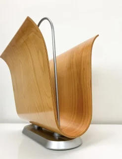 Pamono Mid-Century Modern Magazine Rack by Ligne Roset, France, 1970s> Magazine Racks