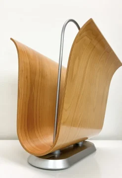 Pamono Mid-Century Modern Magazine Rack by Ligne Roset, France, 1970s> Magazine Racks