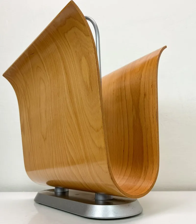 Pamono Mid-Century Modern Magazine Rack by Ligne Roset, France, 1970s> Magazine Racks