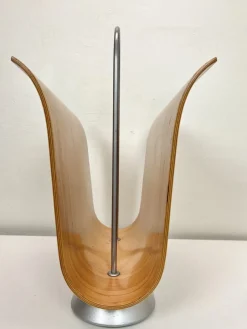 Pamono Mid-Century Modern Magazine Rack by Ligne Roset, France, 1970s><noscript><img width=