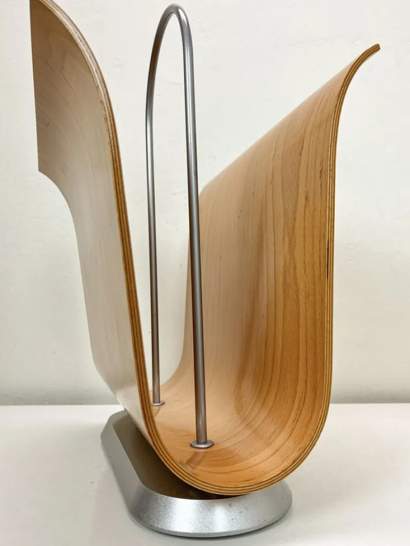 Pamono Mid-Century Modern Magazine Rack by Ligne Roset, France, 1970s> Magazine Racks