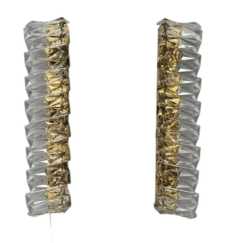 Online Pamono Mid-Century Modern Murano Glass Wall Lights, 1960s, Set of 2