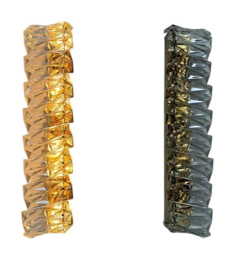 Online Pamono Mid-Century Modern Murano Glass Wall Lights, 1960s, Set of 2