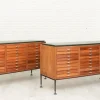 Pamono Mid-Century Modern Oak Haberdashery Counters, 1960s, Set of 2> Cabinets & Wardrobes
