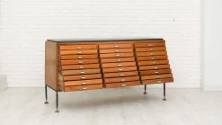 Pamono Mid-Century Modern Oak Haberdashery Counters, 1960s, Set of 2><noscript><img width=