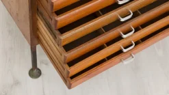 Pamono Mid-Century Modern Oak Haberdashery Counters, 1960s, Set of 2><noscript><img width=