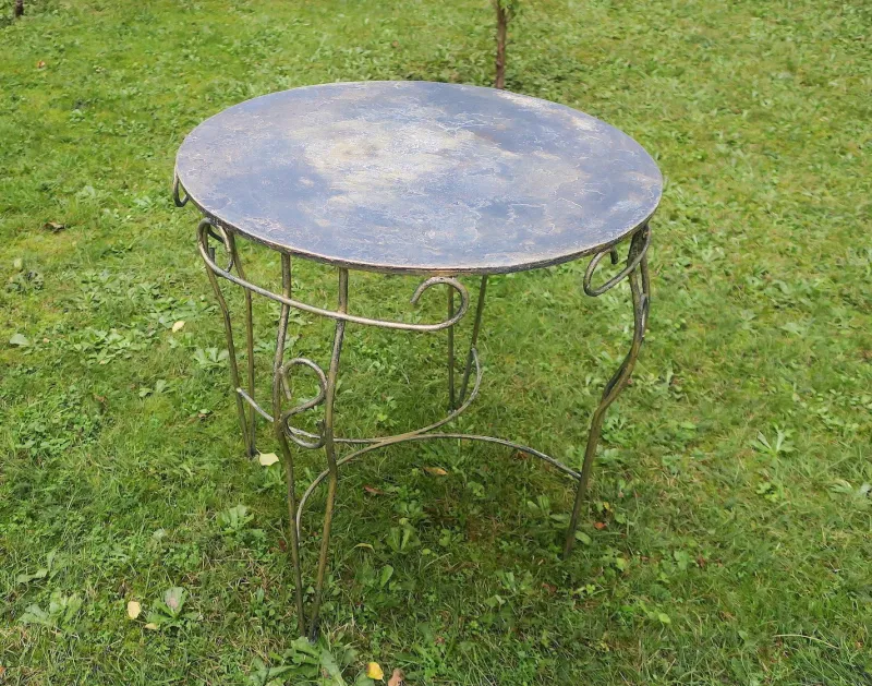 Sale Pamono Mid-Century Modern Painted Garden Patio Table, 1960s