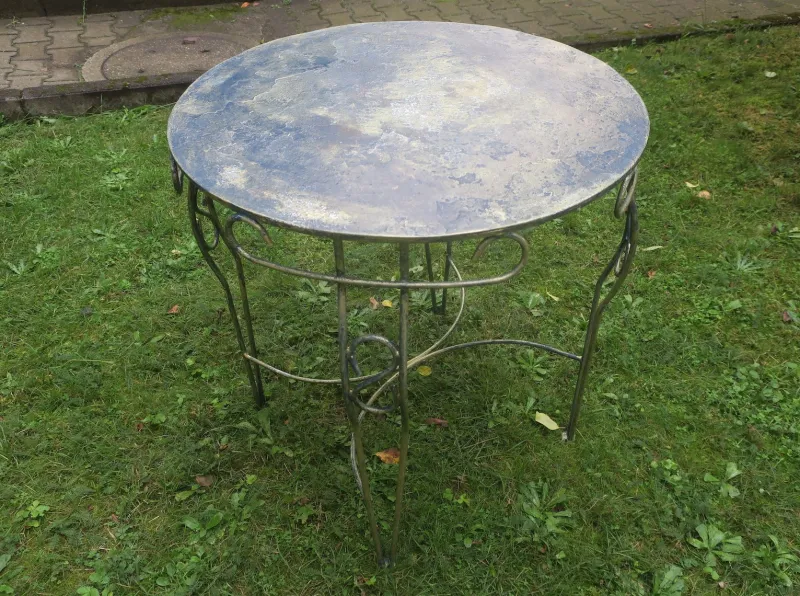 Sale Pamono Mid-Century Modern Painted Garden Patio Table, 1960s