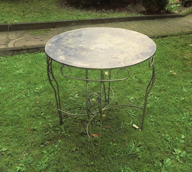 Sale Pamono Mid-Century Modern Painted Garden Patio Table, 1960s