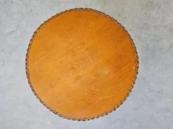 Pamono Mid-Century Modern Patio Wicker Table, Italy, 1950s><noscript><img width=