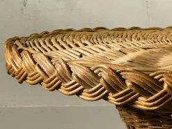 Best Pamono Mid-Century Modern Rattan Terrasse Summer Set, France, 1950s, Set of 4