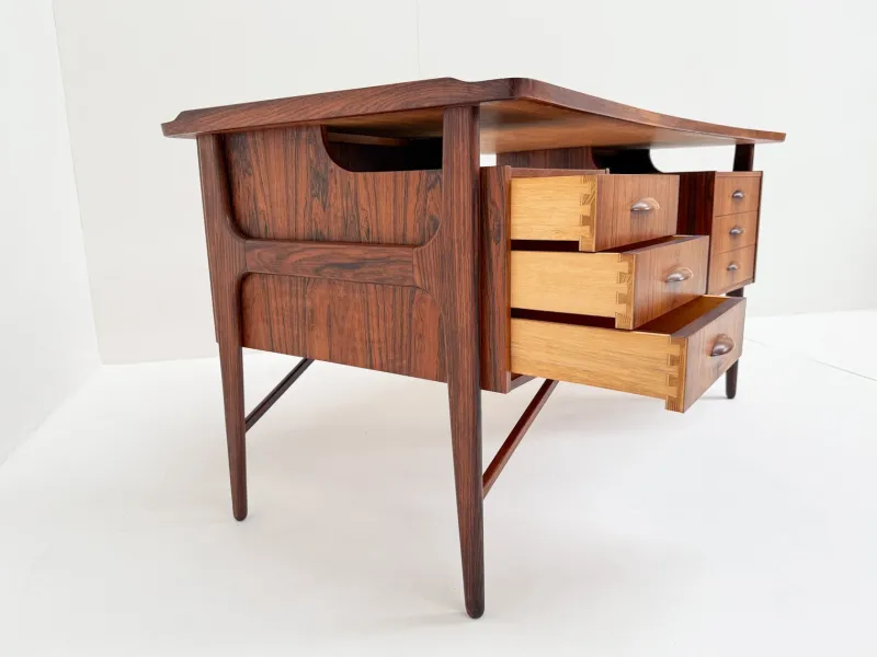 Hot Pamono Mid-Century Modern Rosewood Desk by Svend Åge Madsen, Denmark, 1960s