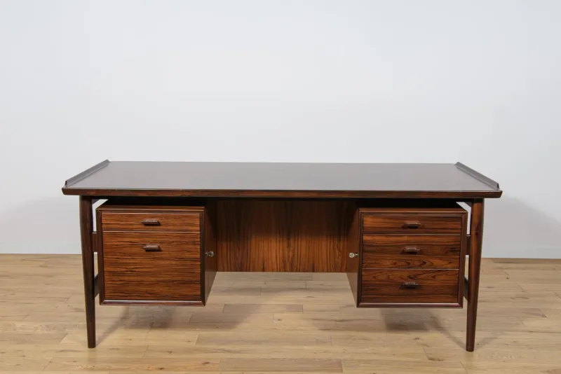 New Pamono Mid-Century Modern Rosewood Desk by Arne Vodder for Sibast, 1960s