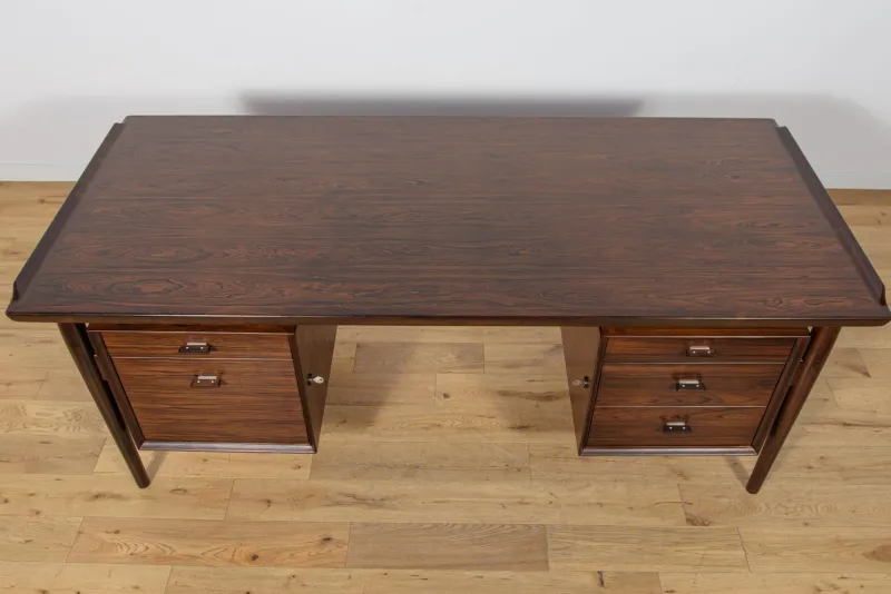 New Pamono Mid-Century Modern Rosewood Desk by Arne Vodder for Sibast, 1960s
