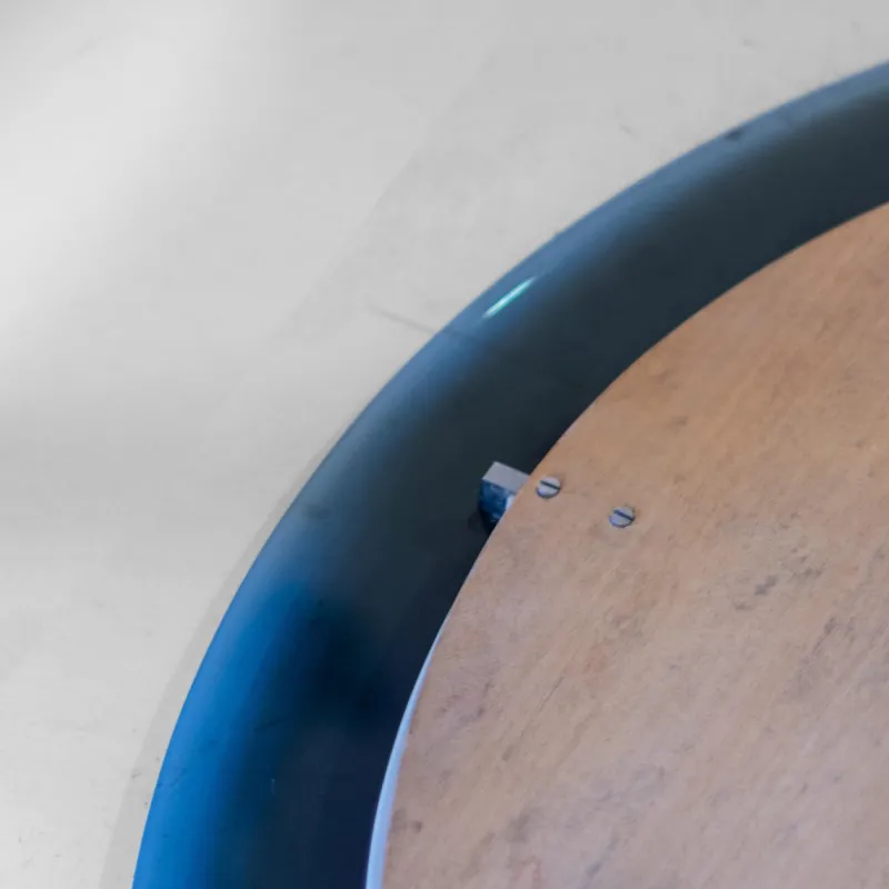 Pamono Mid-Century Modern Round Beveled Wall Mirror, Veca, Italy, 1970s> Mirrors