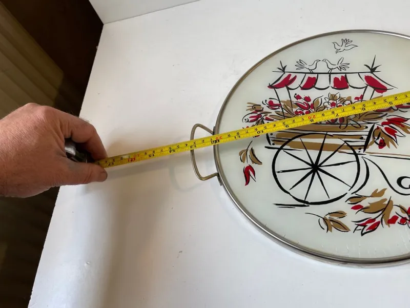 Pamono Mid-Century Modern Round Serving Tray> Trays