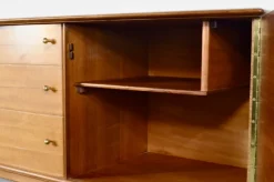 Pamono Mid-Century Modern Satinwood Sideboard by Alfred Cox, 1960s><noscript><img width=