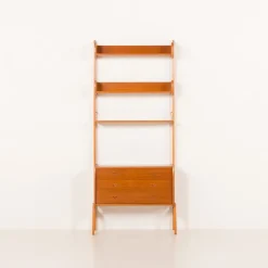 Outlet Pamono Mid-Century Modern Scandinavian Teak Free Standing Wall Unit, 1960s