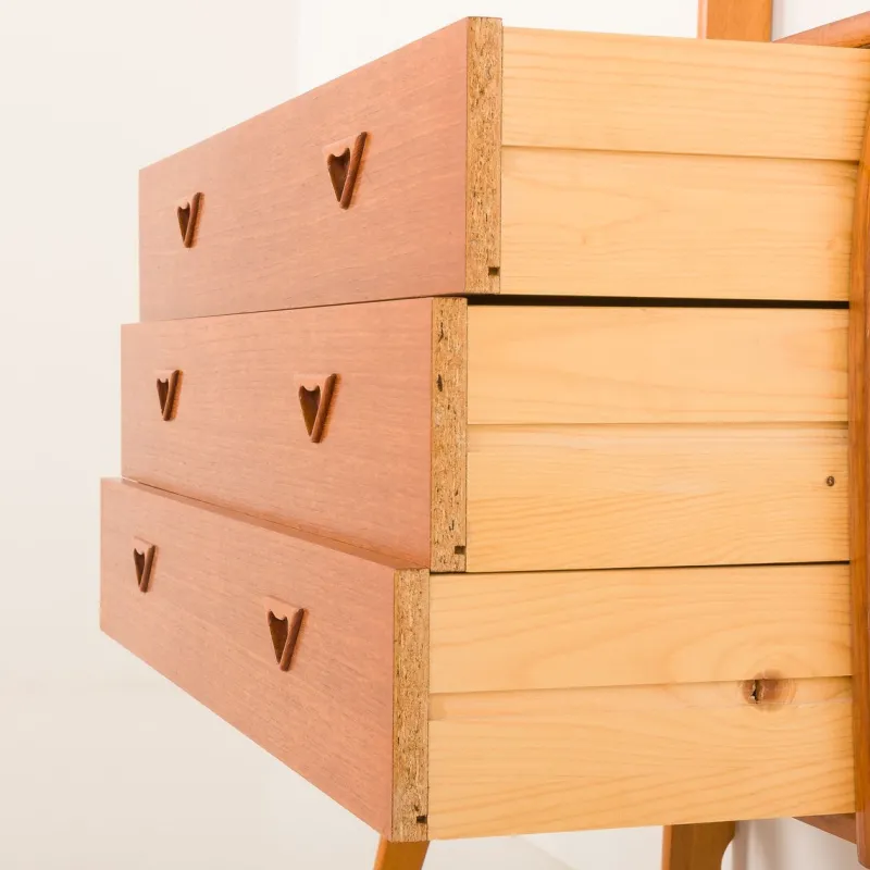 Outlet Pamono Mid-Century Modern Scandinavian Teak Free Standing Wall Unit, 1960s