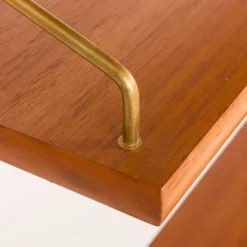 Outlet Pamono Mid-Century Modern Scandinavian Teak Free Standing Wall Unit, 1960s