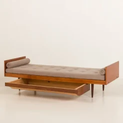 Hot Pamono Mid-Century Modern Scandinavian Daybed with Duvet Compartment, 1960s