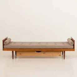 Hot Pamono Mid-Century Modern Scandinavian Daybed with Duvet Compartment, 1960s