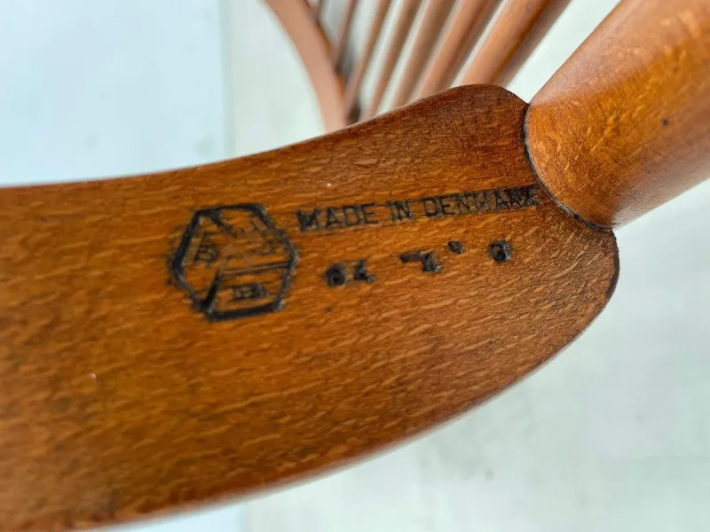 Pamono Mid-Century Modern Scandinavian Model J16 Rocking Chair attributed to Hans Wegner, 1960s> Rocking Chairs