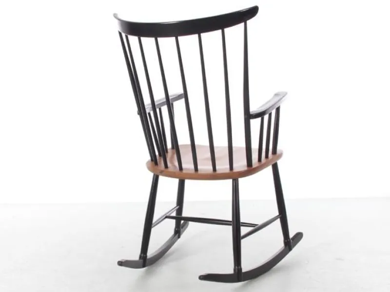 Pamono Mid-Century Modern Scandinavian Rocking Chair attributed to Tapiovaara, 1960s> Rocking Chairs