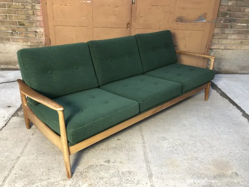 Pamono Mid-Century Modern 3-Seater Sofa Daybed by Eugen Schmidt for Soloform> Daybeds & Chaises Lounges