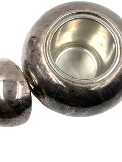 Discount Pamono Mid-Century Modern Silver-Plated Ice Bucket from Teghini, Firenze, Italy, 1970s