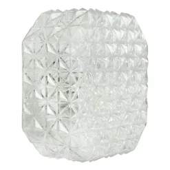Pamono Mid-Century Modern Square Clear Glass Flush Mount> Ceiling Lights