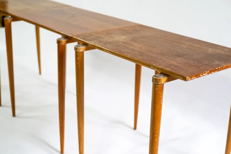 Pamono Mid-Century Modern Stacking Table Set, 1960s, Set of 3> Coffee & Side Tables