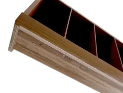 Pamono Mid-Century Modern Storage Shelf in Teak, 1960s, Set of 2><noscript><img width=