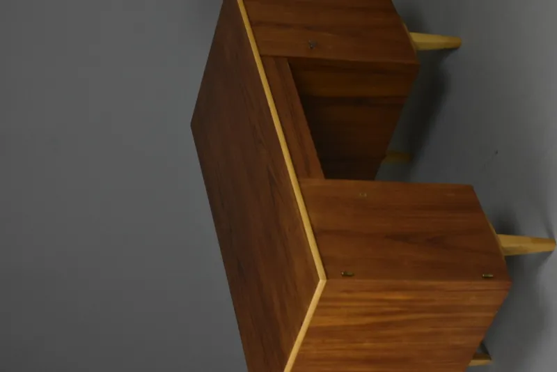 Pamono Mid-Century Modern Swedish Double-Sided Desk in Teak, 1960s> Desks
