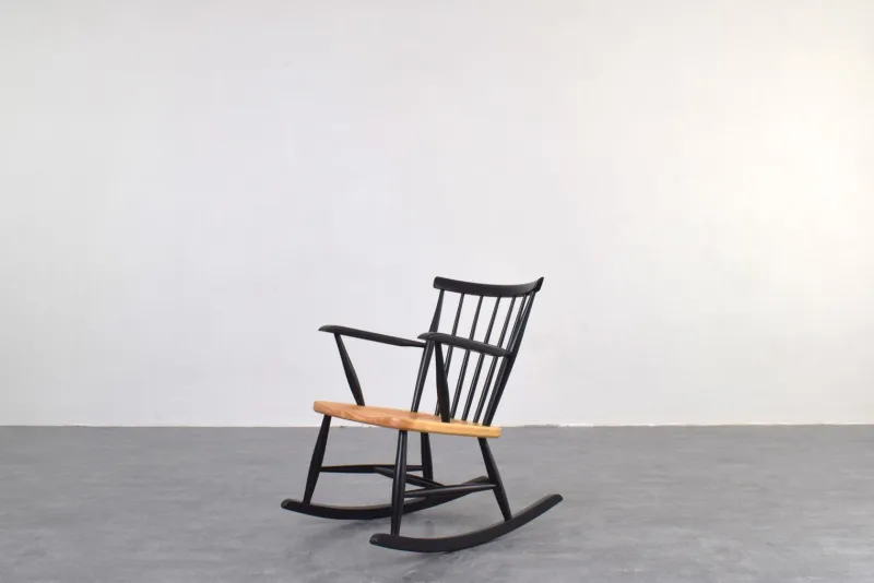 Pamono Mid-Century Modern Swedish Rocking Chair, 1960s> Rocking Chairs