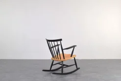 Pamono Mid-Century Modern Swedish Rocking Chair, 1960s><noscript><img width=