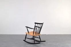 Pamono Mid-Century Modern Swedish Rocking Chair, 1960s><noscript><img width=