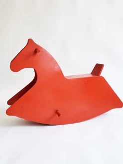 Pamono Mid-Century Modern Swiss Rocking Horse, 1960s
