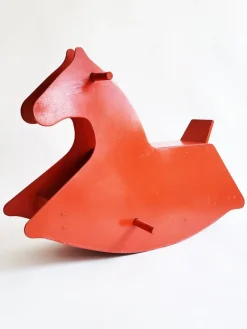 Pamono Mid-Century Modern Swiss Rocking Horse, 1960s