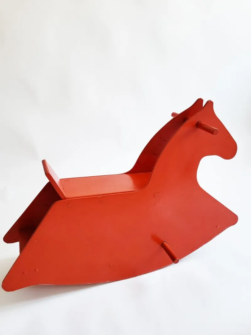Pamono Mid-Century Modern Swiss Rocking Horse, 1960s