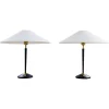 Online Pamono Mid-Century Modern Table Lamps in Brass and Cast Iron from Asea, 1950s, Set of 2