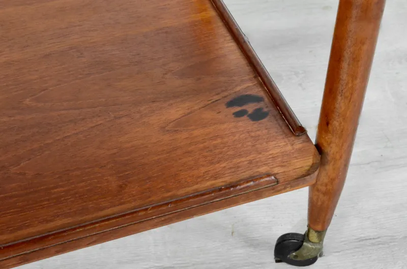 Best Pamono Mid-Century Modern Teak Cocktail Trolley from White & Newton