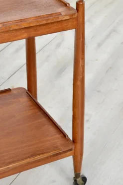 Best Pamono Mid-Century Modern Teak Cocktail Trolley from White & Newton